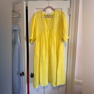 Livro Yellow Midi Dress